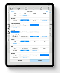 Specification checklist