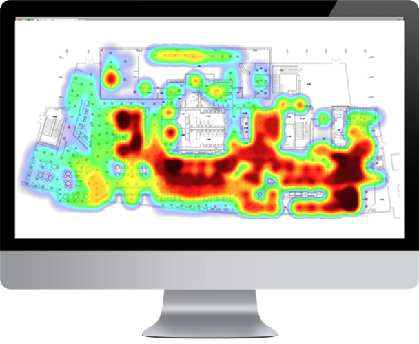 Occupant-density-heat-maps